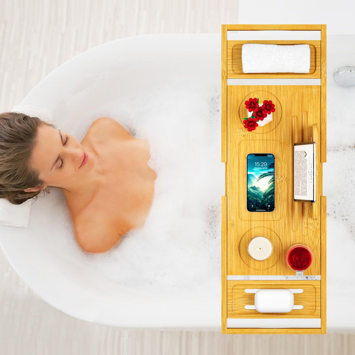 Bathtub Tray Caddy - Bath Tray - Bath Tub Tray Caddy