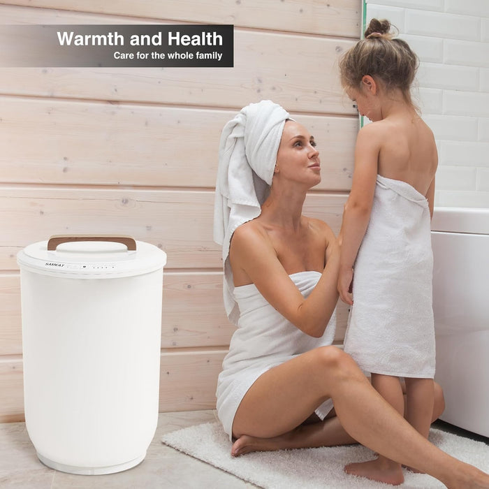 SAMEAT Heated Towel Warmers for Bathroom - Large Towel Warmer Bucket