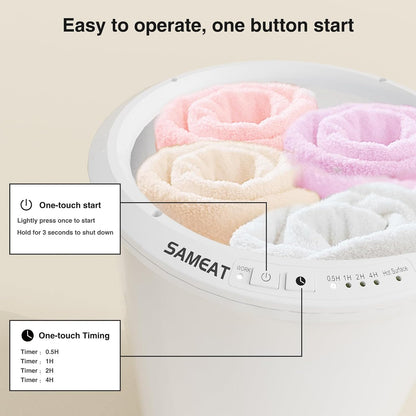 SAMEAT Heated Towel Warmers for Bathroom - Large Towel Warmer Bucket