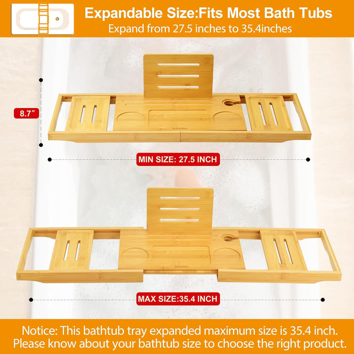 Bathtub Tray Caddy - Bath Tray - Bath Tub Tray Caddy